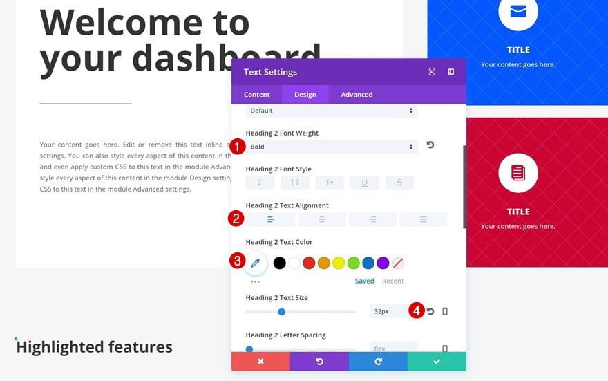 divi dashboard