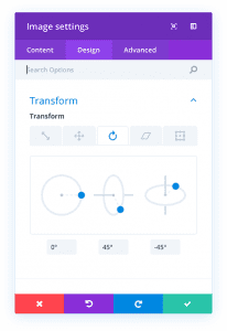 Divi Feature Sneak Peek: Transform Options
