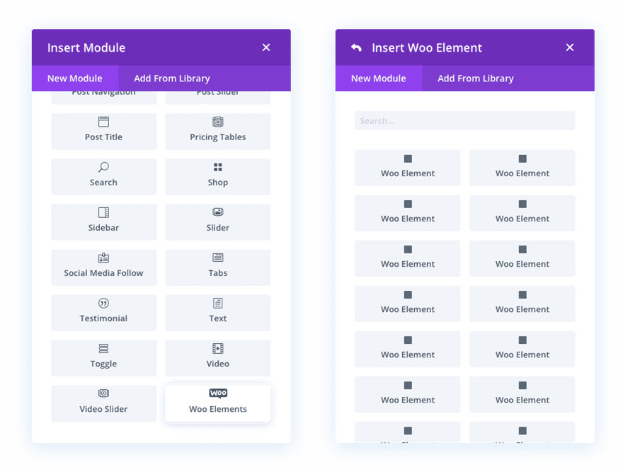 WooCommerce Modules