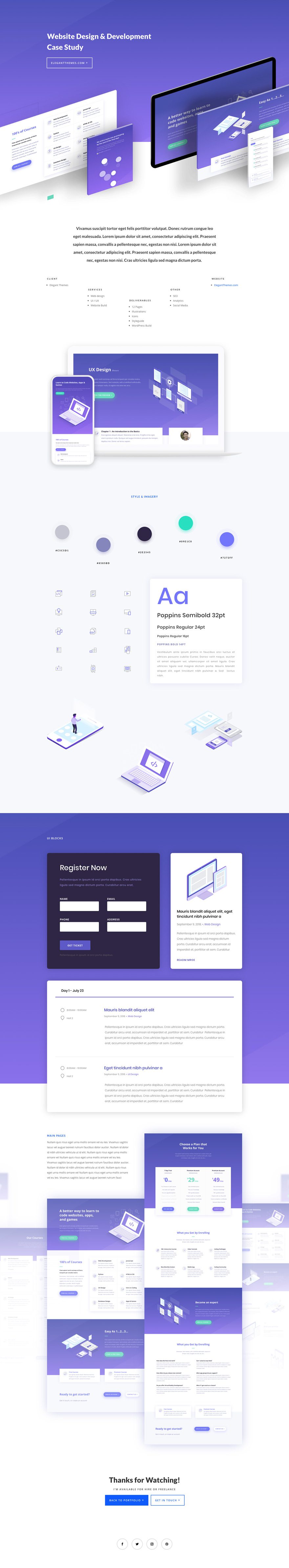 divi web freelancer layout pack