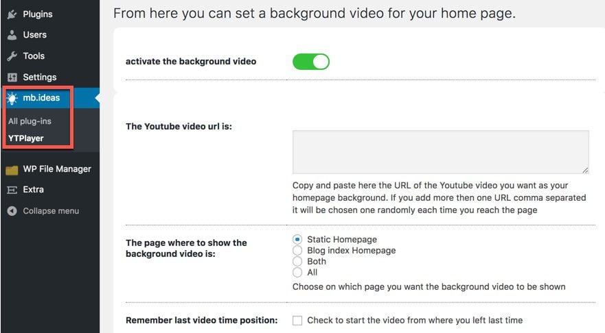 How to Add a YouTube Video Background to a WordPress Site