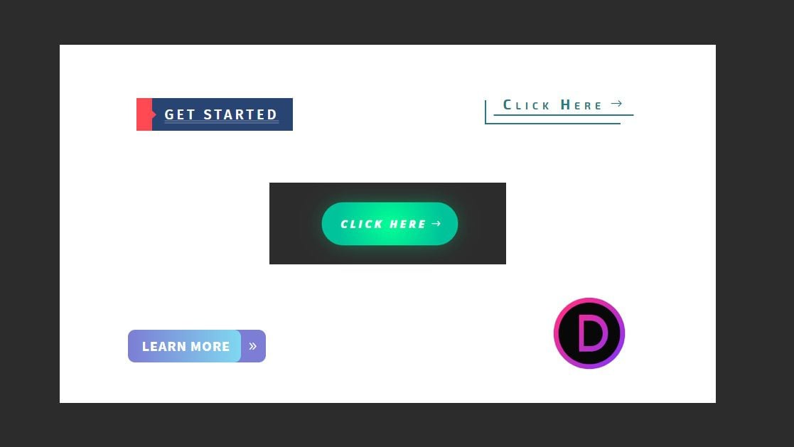 5 Creative Divi Button Module Designs & How to Make Them