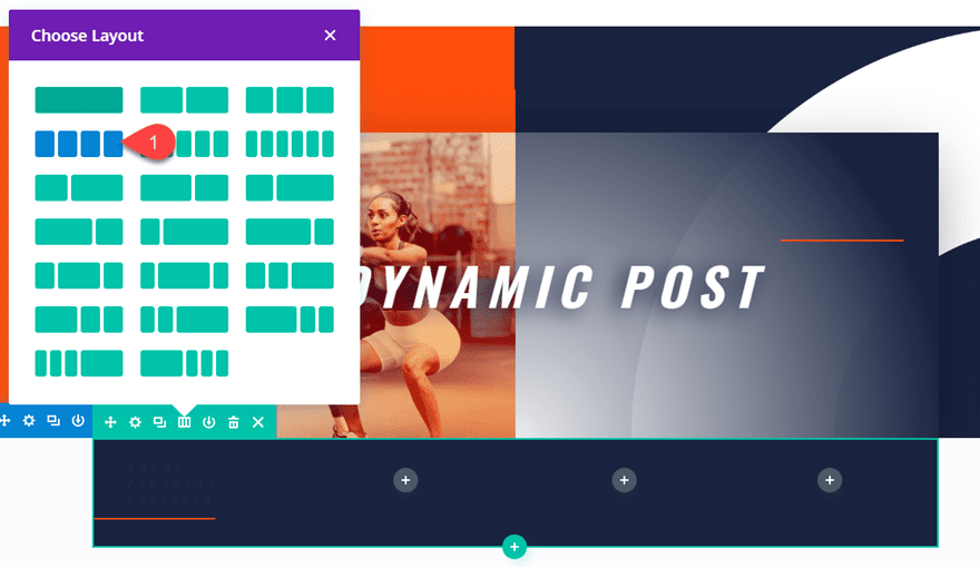 dynamic post layout