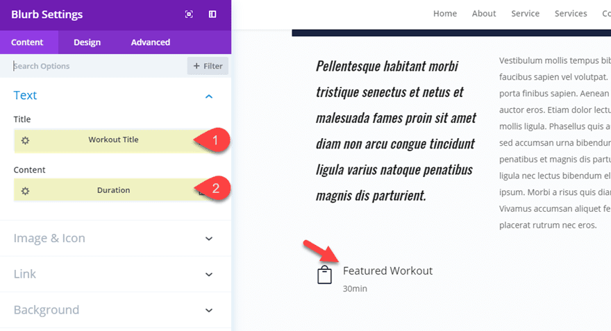 dynamic post layout