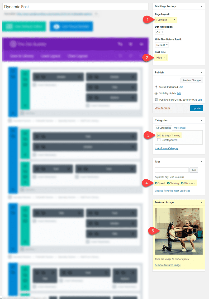 dynamic post layout