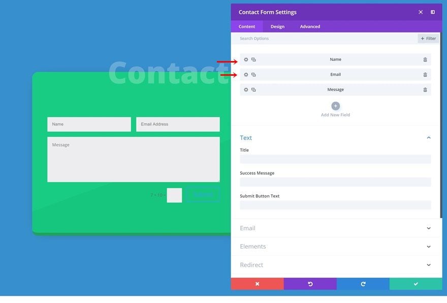 contact form module
