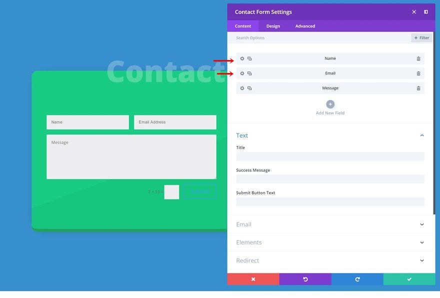 contact form module