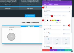 How to Create a Game Scoreboard with Divi's Soccer Club Layout Pack