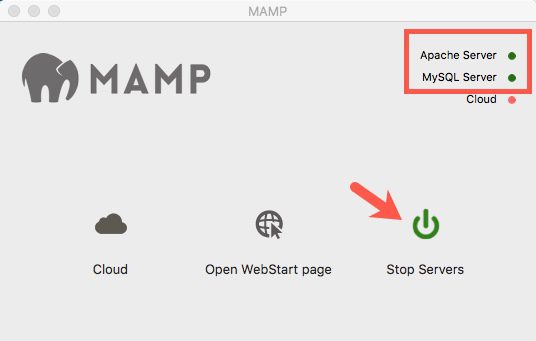 start mamp server