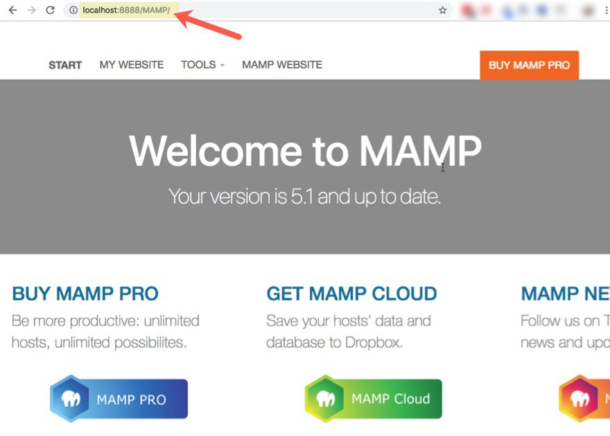 mamp local server location