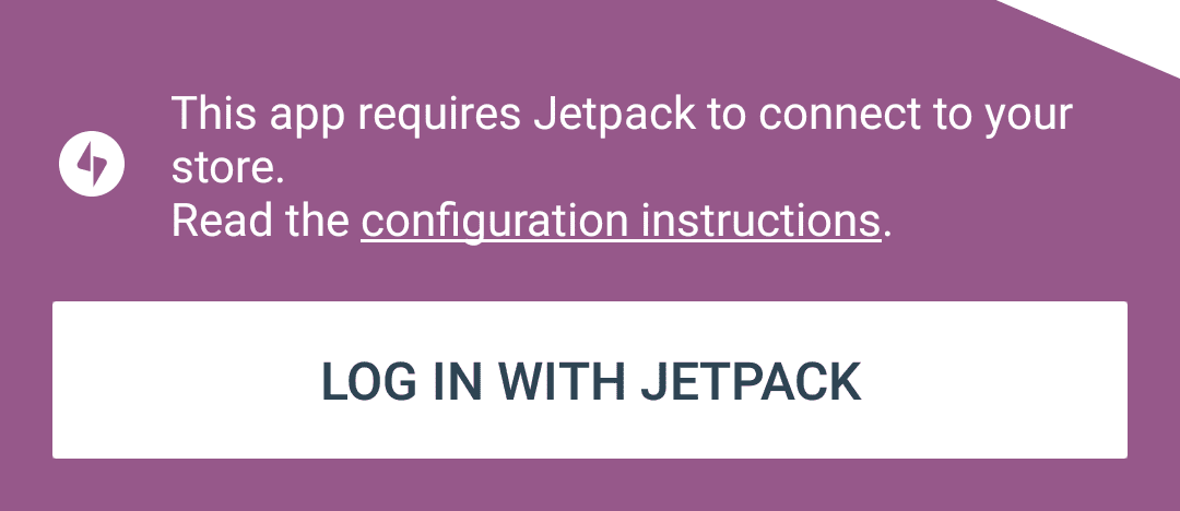 Connect to your store using Jetpack.