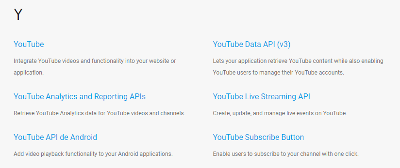 Find the YouTube subscription button option.