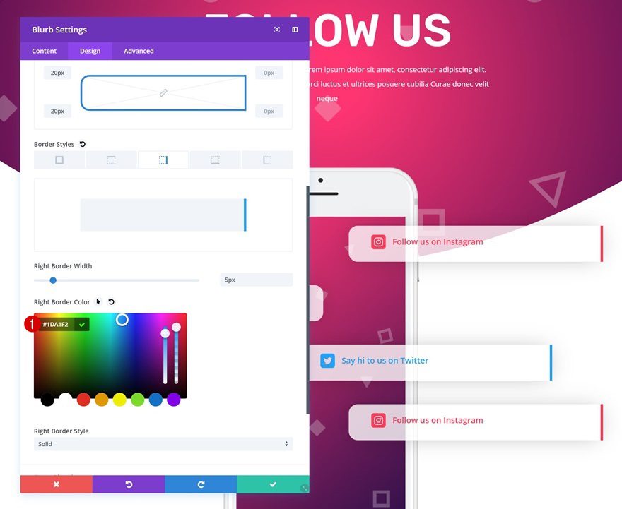 social follow design