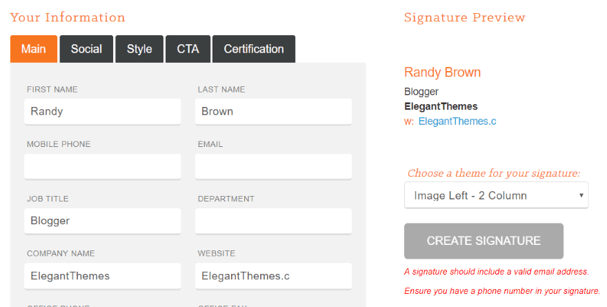 Email Signature Templates Download For Free