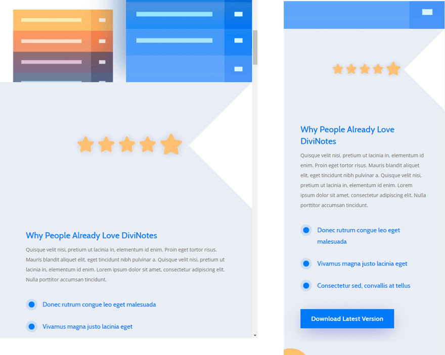 app launch landing page