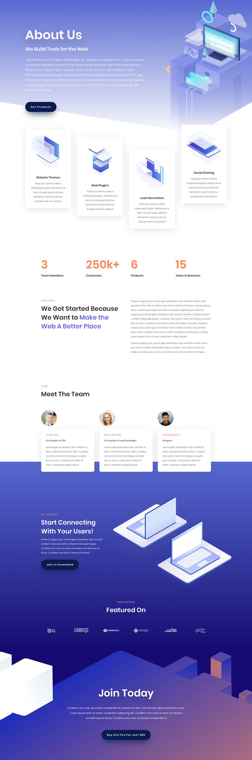 digital product layout