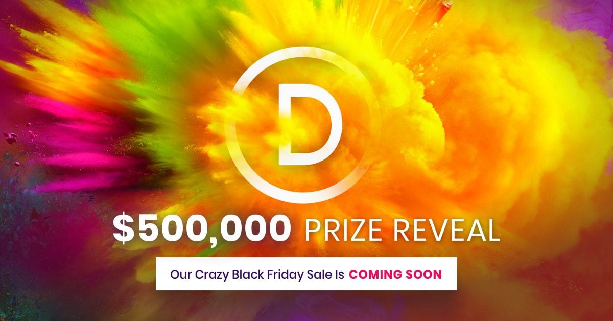 revealing 500 000 in free black friday prizes elegant themes blog free prize