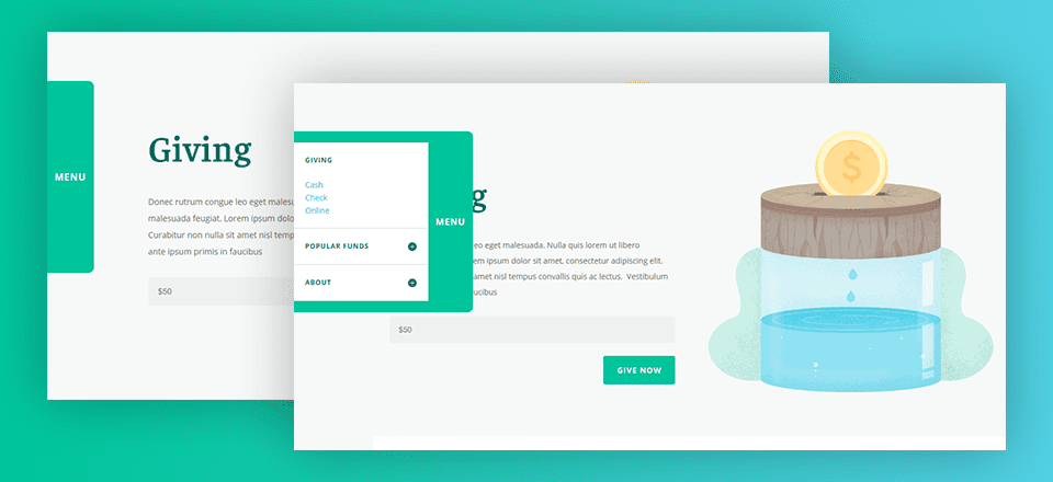 How to Create a Floating Pop-out Menu in Divi