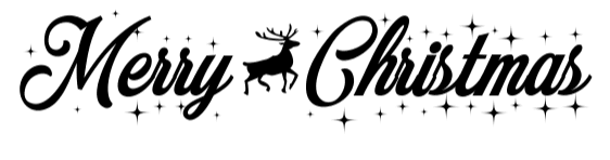 The Merry Christmas font.