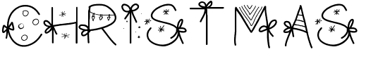 The PW Christmas font.