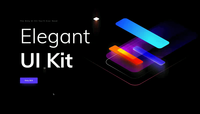 ui kit landing page