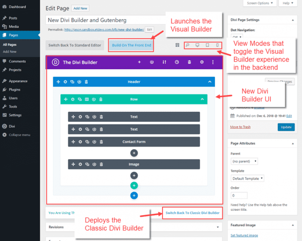 Gutenberg and the New Divi Builder Experience