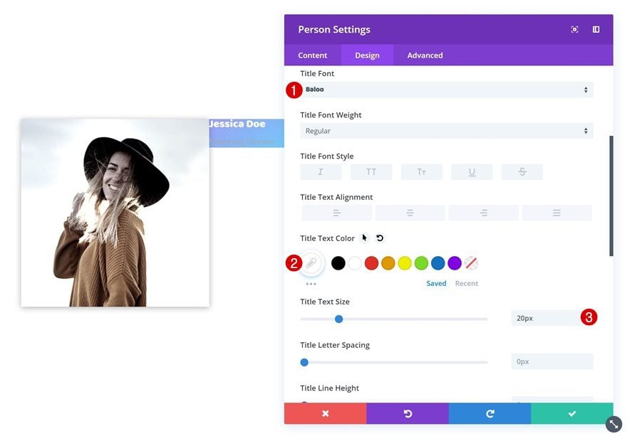 divi person module