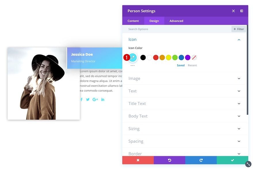 divi person module