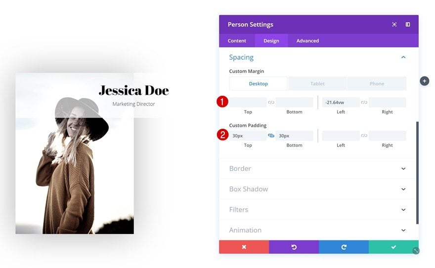 divi person module