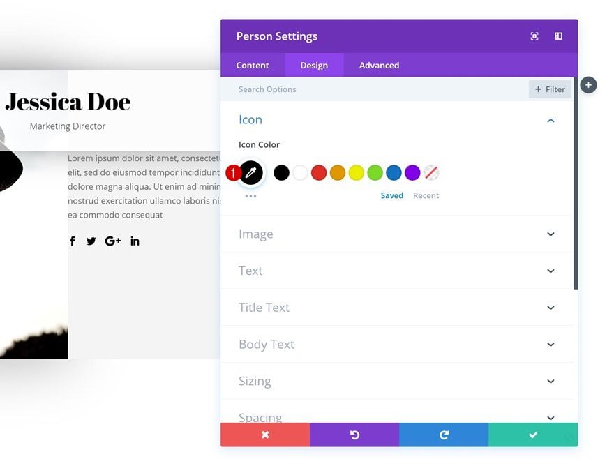 divi person module