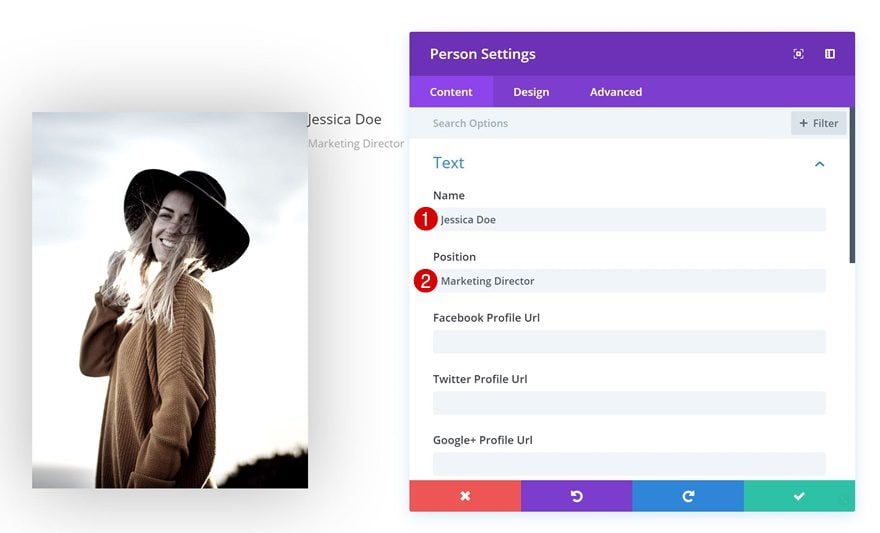 divi person module