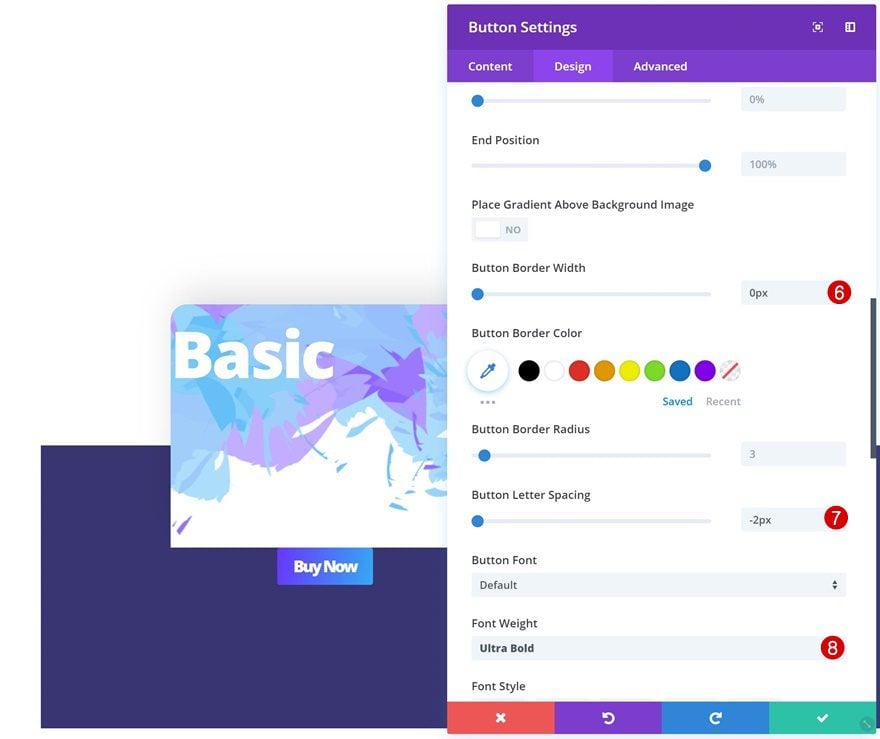 styling a pricing table