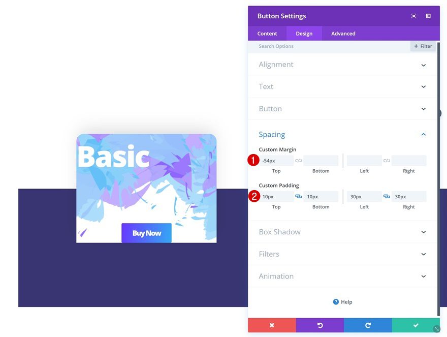 styling a pricing table