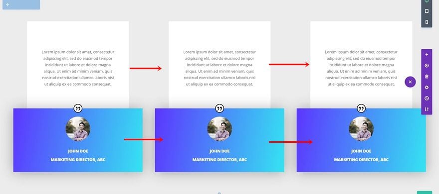 divi testimonial module