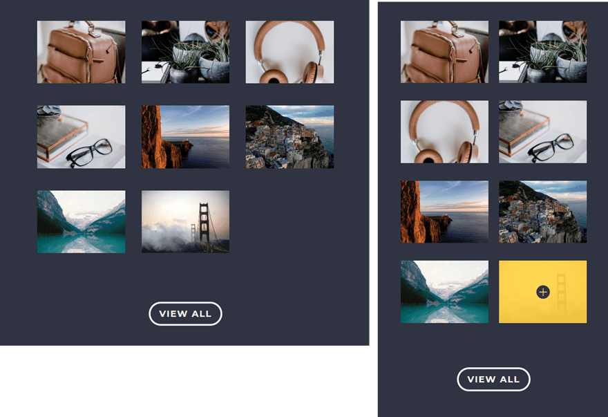 expanding hover effect