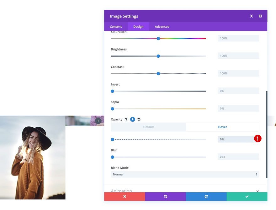 image on hover