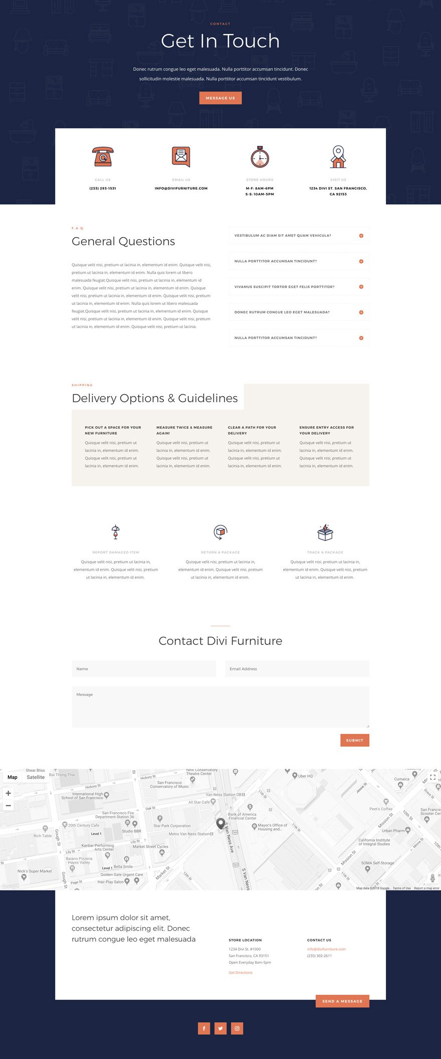 furniture store layout pack