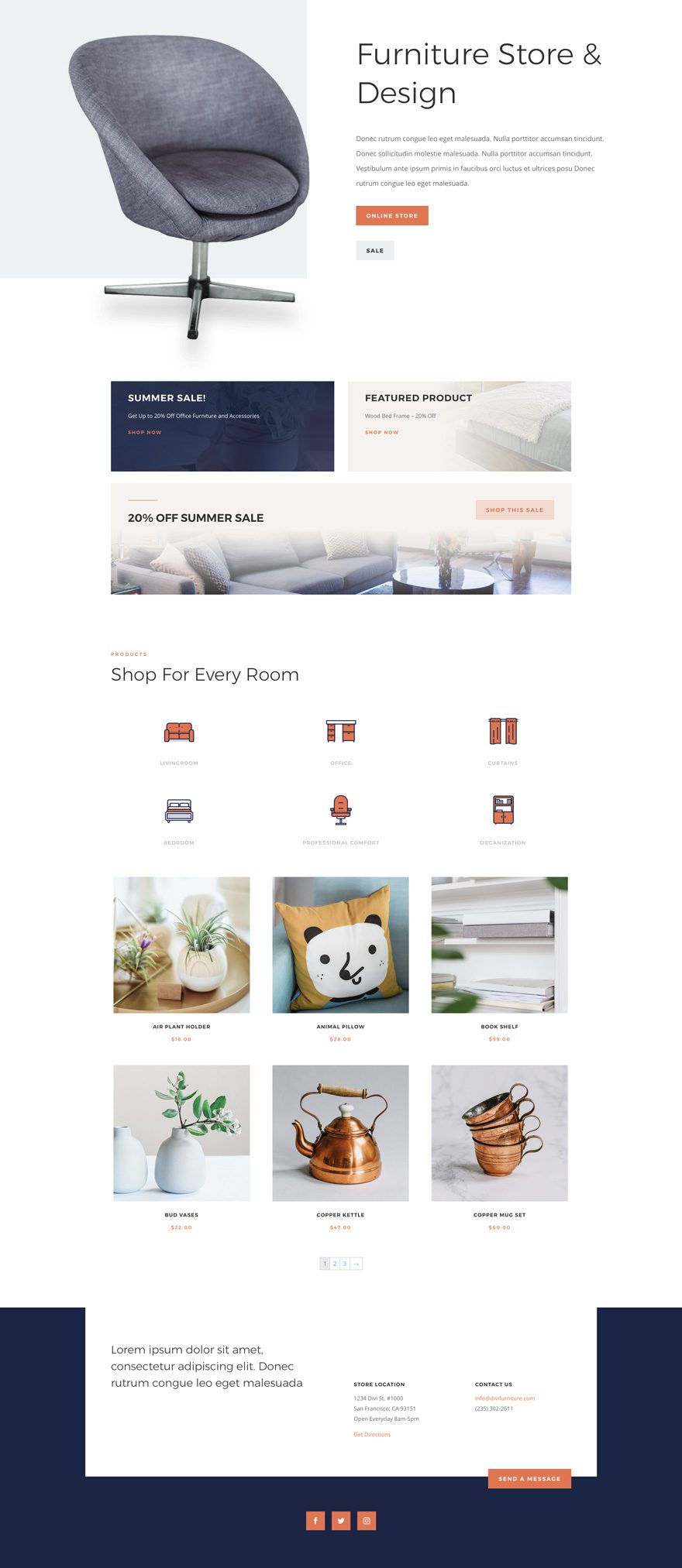 furniture store layout pack