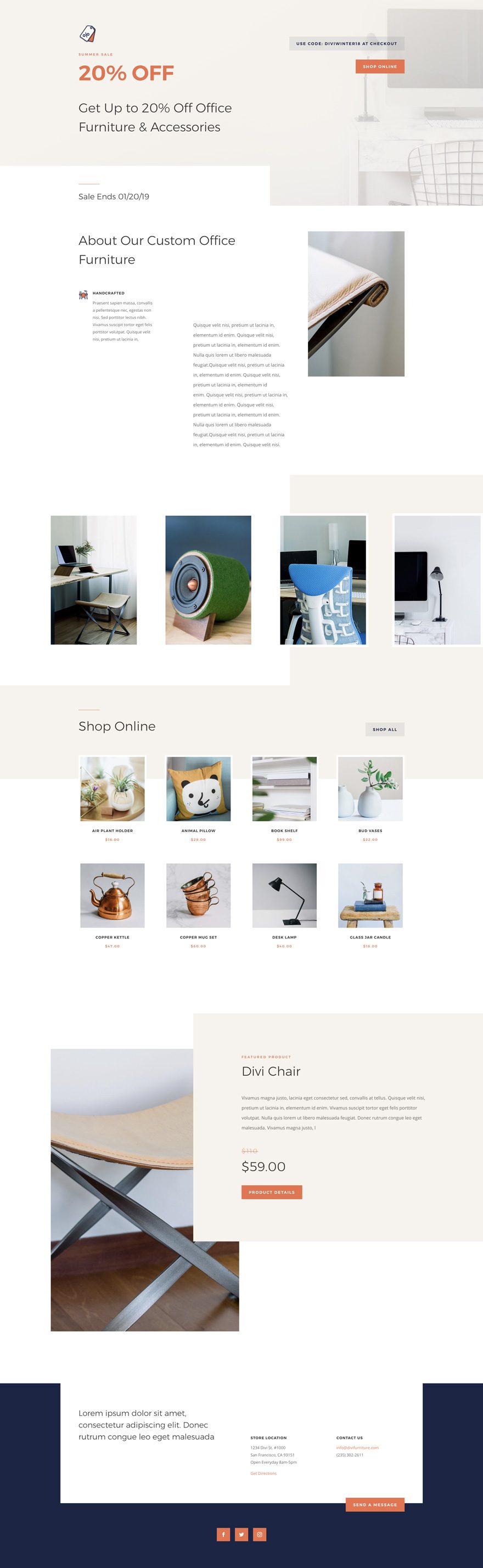 furniture store layout pack