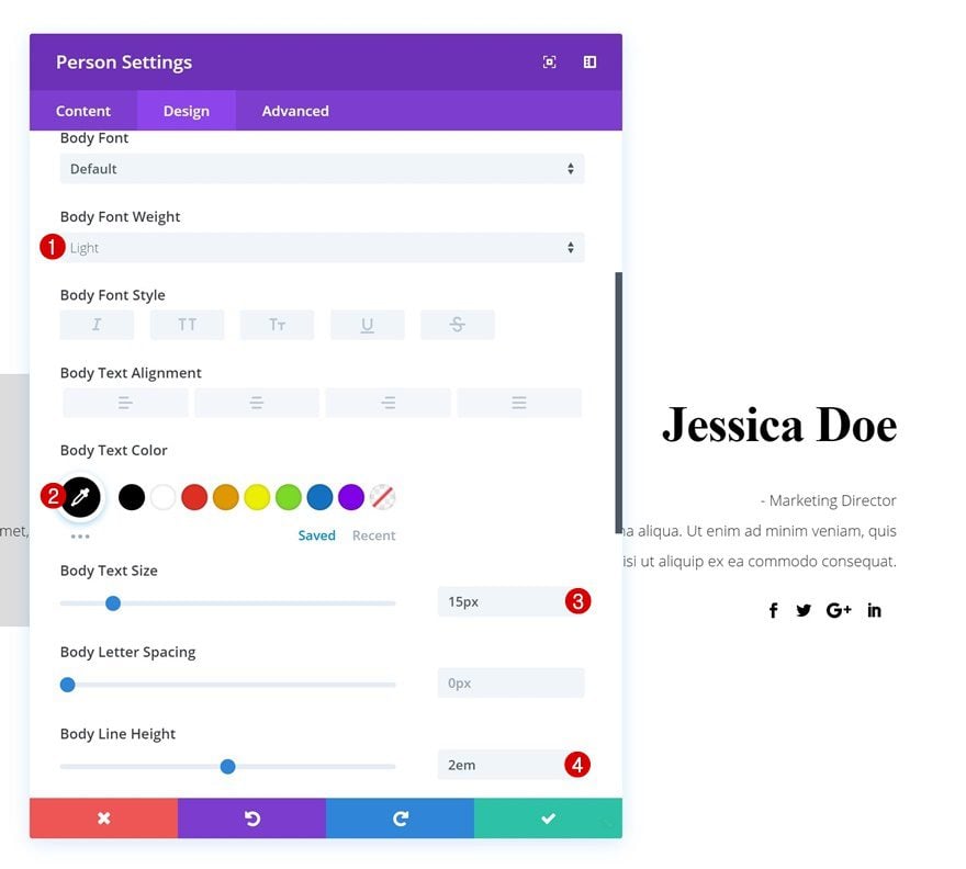 divi person module