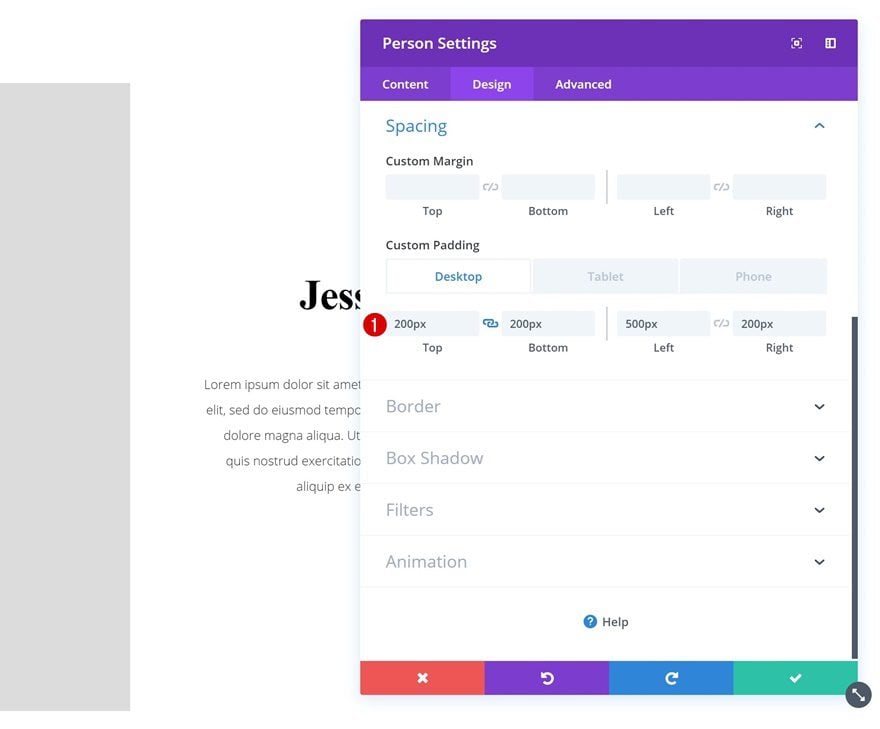 divi person module