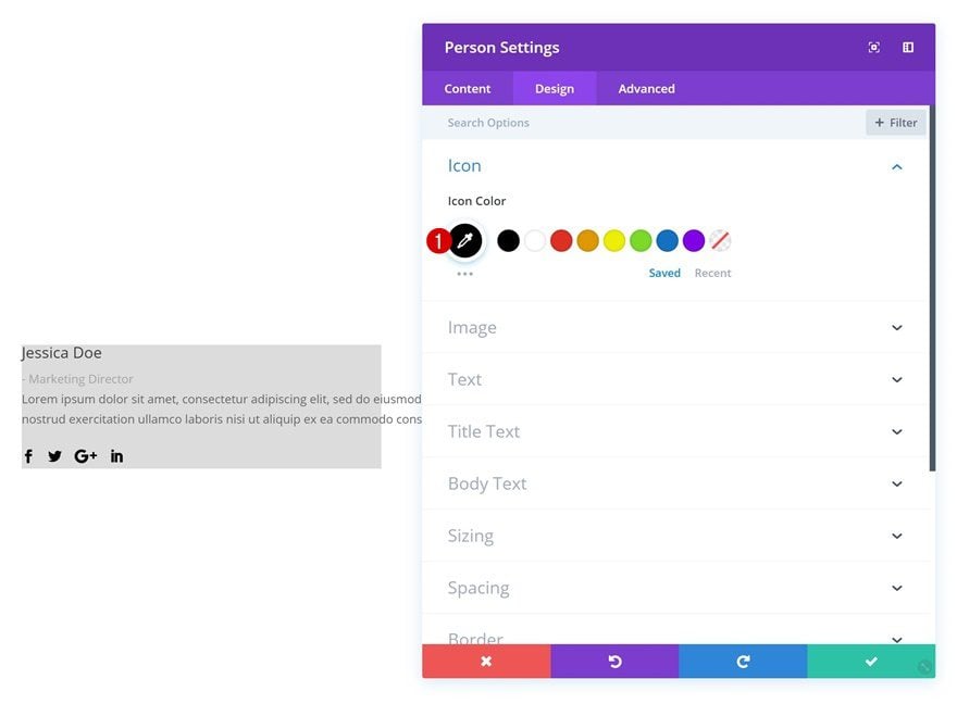 divi person module