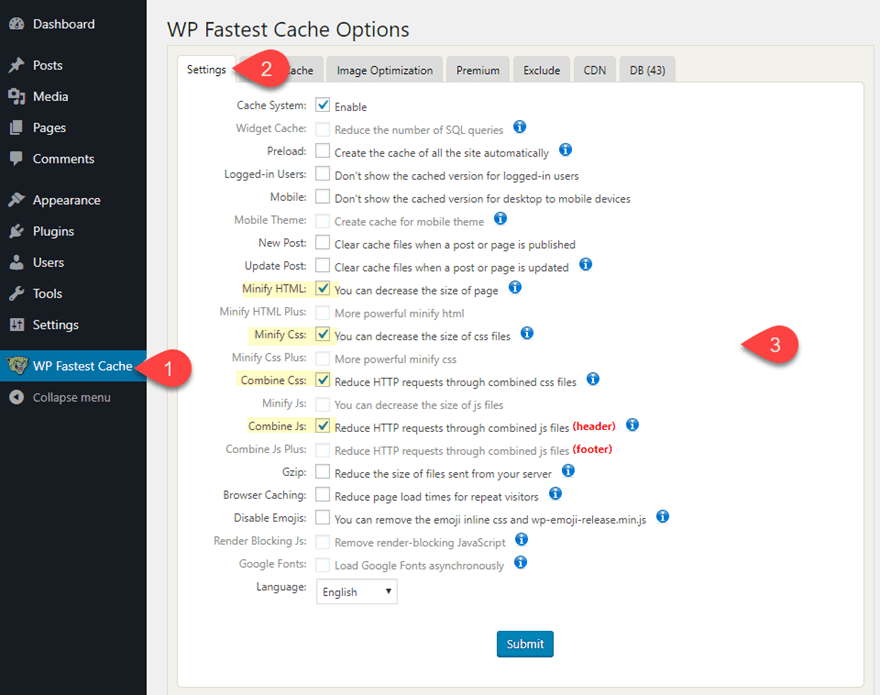 minfy html css javascript