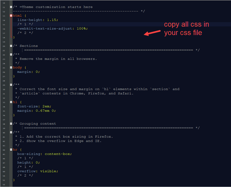 minfy html css javascript
