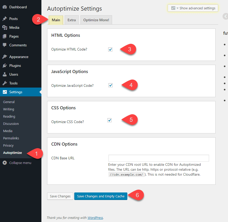 minfy html css javascript