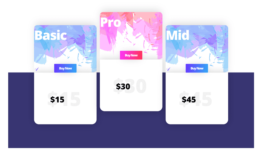 styling a pricing table