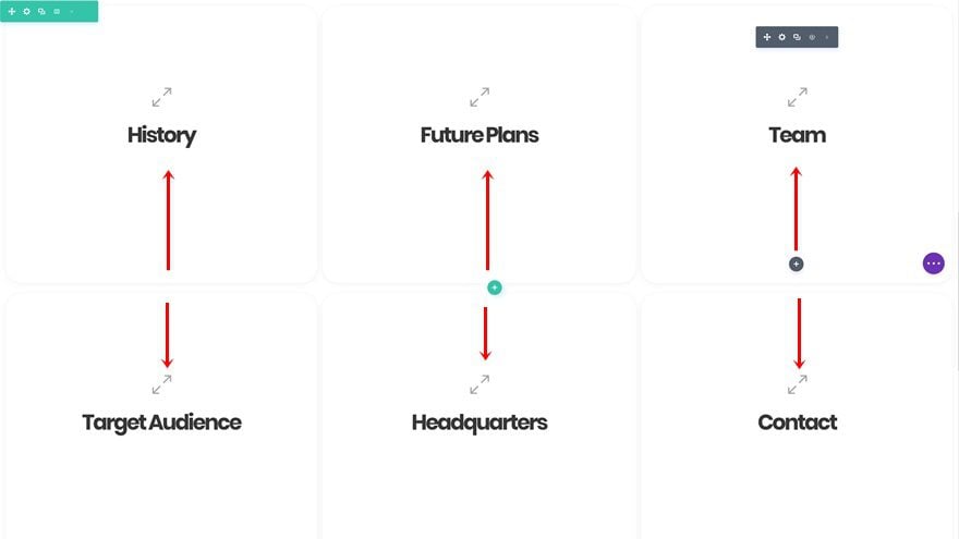 question card grid