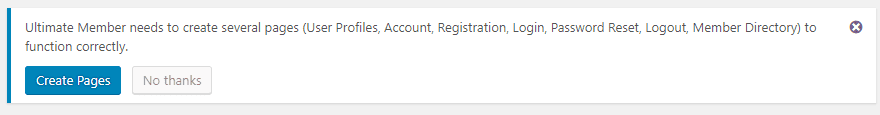 WordPress User Registration Page