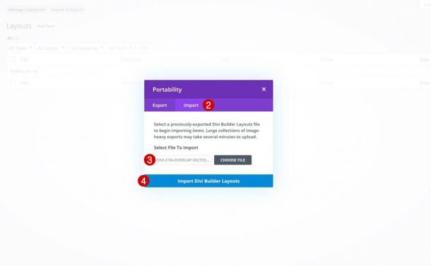 Download 5 FREE CTA Sections with Overlapping Elements for Divi
