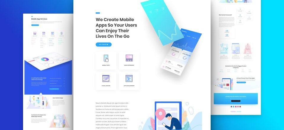 Get a FREE App Developer Layout Pack for Divi